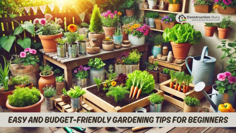 Easy And Budget-Friendly Gardening Tips for Beginners