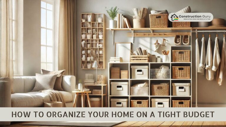 How to Organize Your Home on a Tight Budget