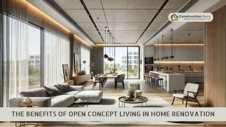 The Benefits of Open Concept Living in Home Renovation