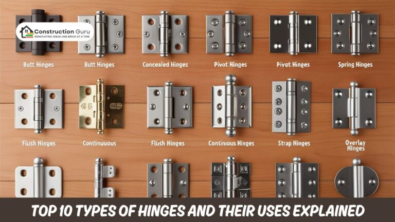 Top 10 Types Of Hinges and Their Uses Explained